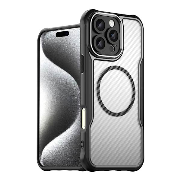 Telefontaske til iPhone 16 Pro MagSafe Silicone Leading - Sort Black
