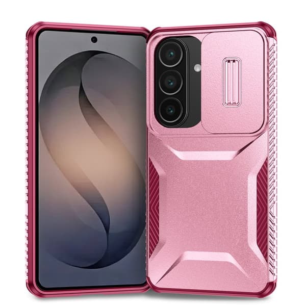 Mobilskal för Samsung Galaxy S26 Camshield TPU + PC - Rosa