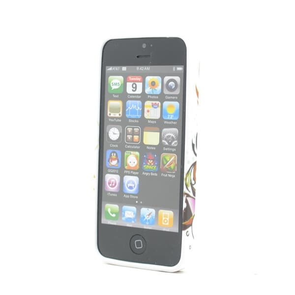 Diamant FlexiCase Cover til Apple iPhone 5/5S/SE - Blomster Mönster