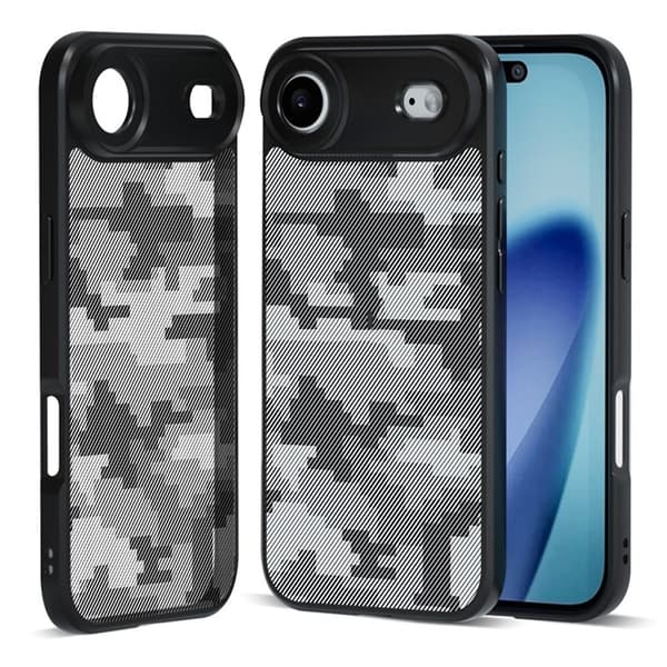 IBMRS Mobilskal till iPhone Air Anti-Fall Soft - Rutnäts kamouflage Brun
