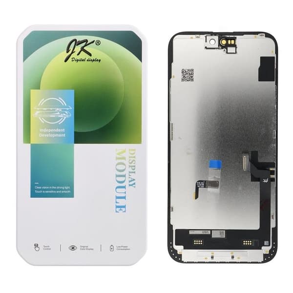 iPhone 15 PLUS Skärm med LCD-display JK FullHD Incell Byt IC Svart