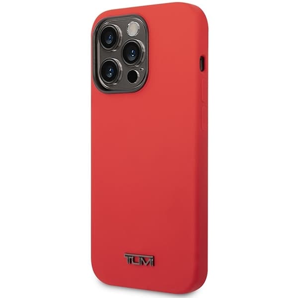 Tumi Mobilskal till iPhone 14 Pro Max MagSafe Liquid Silicone - Röd