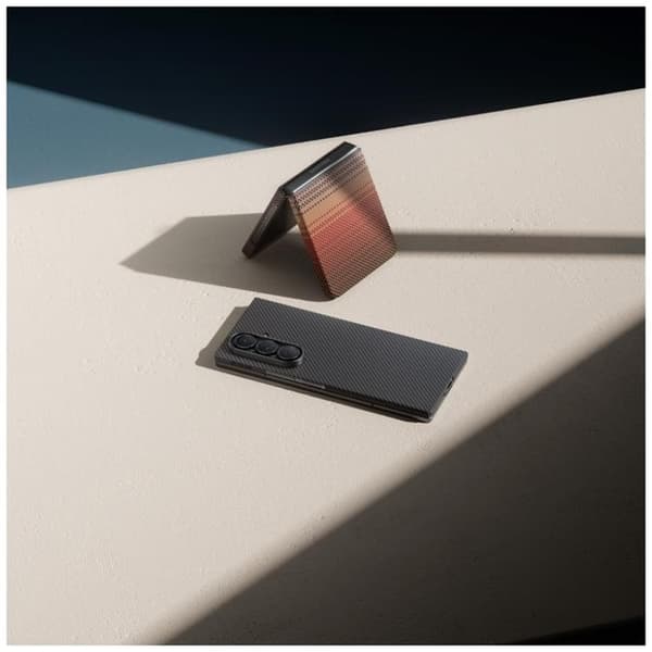 PITAKA Telefontaske til Galaxy Z Fold 7 MagSafe Ultra-Slim - Sort Grå Svart