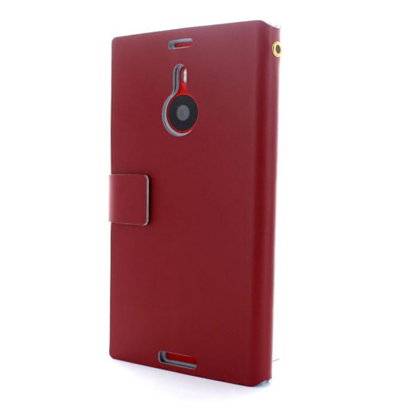 Doormoon aito nahkakotelo Nokia Lumia 1520 -puhelimelle (punainen) Red