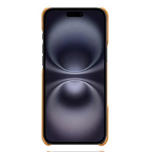 Mobilskal till iPhone Air Korthållare Dual - Orange Orange