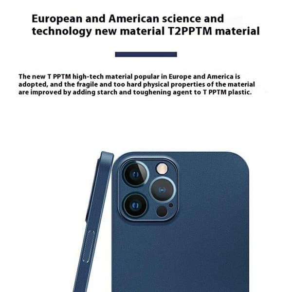 KZDOO Mobilskal till iPhone 16 Pro Frosted Air Skin - Blå Blå