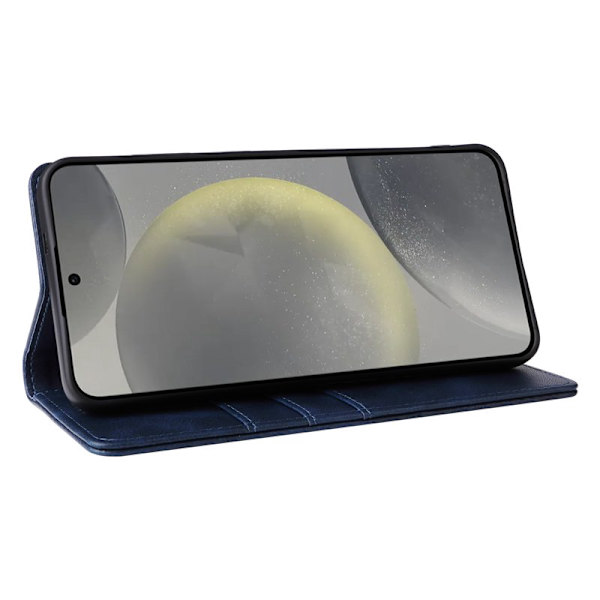 Plånboksfodral för Samsung Galaxy S26 RFID Blocking Konstläder - Blå
