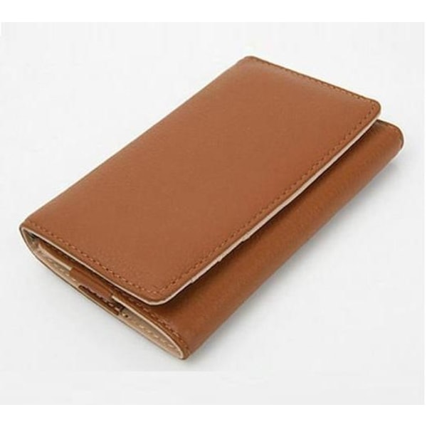 Universal mobil pung i kunstlæder (brun) Brown