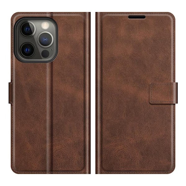 BooM RFID-beskyttet pungetui iPhone 12 Pro Max - Brun Brun