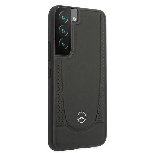 Mercedes Läder Urban Line Skal Galaxy S22 Plus - Svart Svart