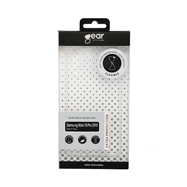 GEAR Mobilskal TPU Samsung Note 10 Plus 2019 - Transparent