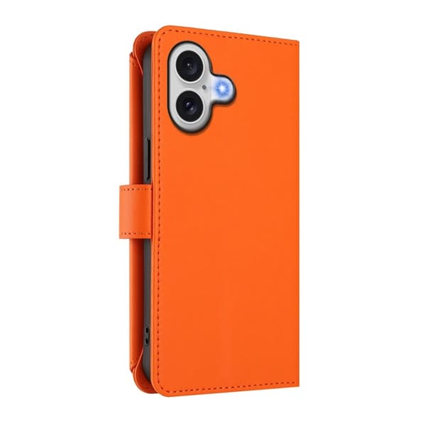 iPhone 17 Plånboksfodral Butterfly Floral Imprint - Orange Orange