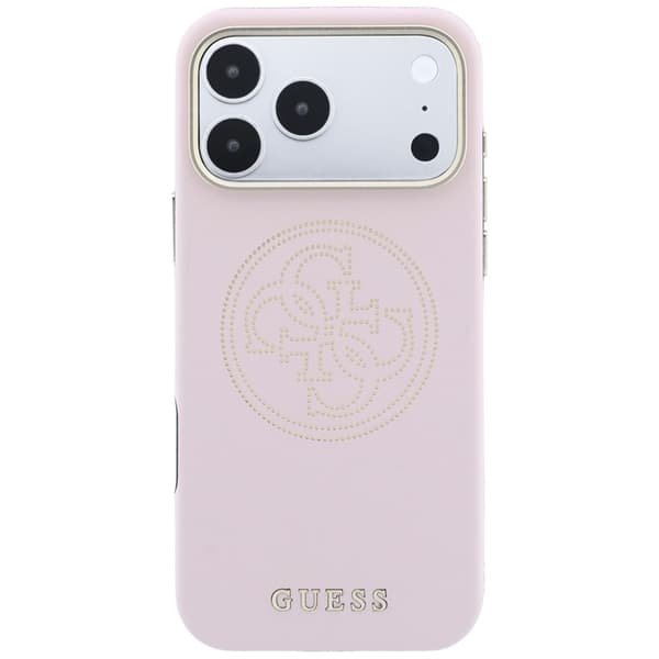 Guess Mobilskal För iPhone 18 Pro/iPhone 17 Pro Magsafe Perforated 4G Gold Logo