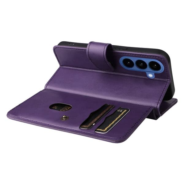 Samsung Galaxy S26 / S26 Pro Plånboksfodral Konstläder Ställ - Lila
