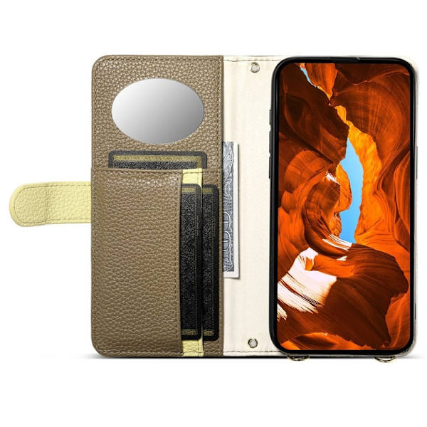 ESEBLE E11 Google Pixel 9 Pro XL Plånboksfodral Konstläder - Brun
