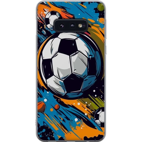Mobilskal till Samsung Galaxy S10e med Fotbollar
