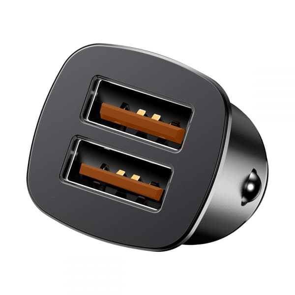 Baseus Mini Qc3.0 2-Port Usb Auton Laturi Musta Black