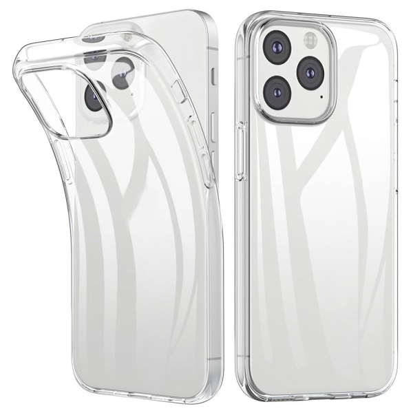 BOOM - iPhone 13 Pro Skal Mjuk TPU - Clear Crystal iPhone 13 Pro