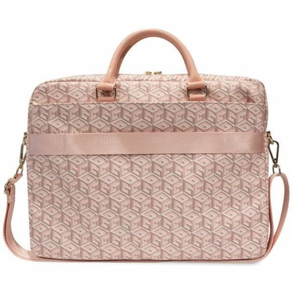 Guess Computer Sleeve 16'' GCube Stripes - Pink Rosa