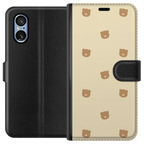 Plånboksfodral till Sony Xperia 10 VI med Björnmönster