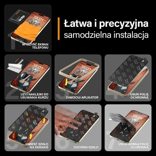 PanzerGlass iPhone 15 Plus 6.7" Härdat Glas Skärmskydd Refresh