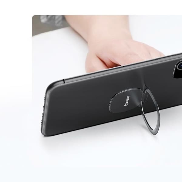 Baseus Ringhållare Ultra-Thin Self-adhesive kickstand - Silver Silver