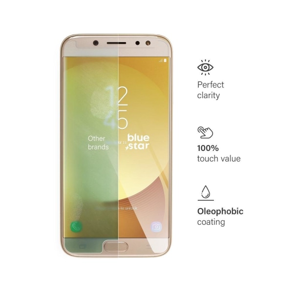Blue Star karkaistu lasi näytönsuoja Samsung Galaxy J7 (2017) -puhelimelle