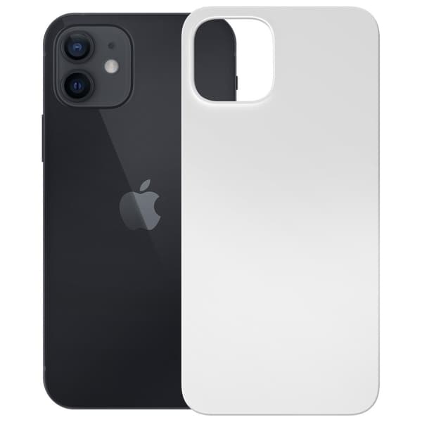 3MK Mobilskal till iPhone 12 MagSafe Hardy Silikon - Vit