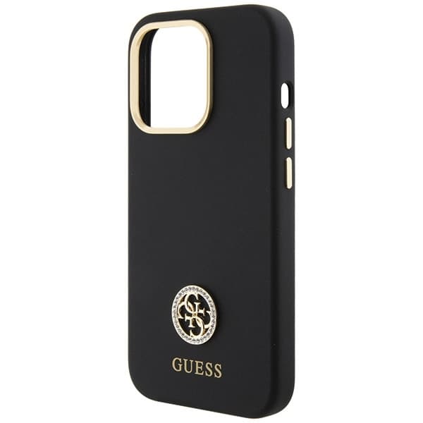 Guess telefontaske til iPhone 15 Pro Max MagSafe Silikone Rhinestone