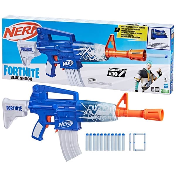NERF Fortnite Blue Shock