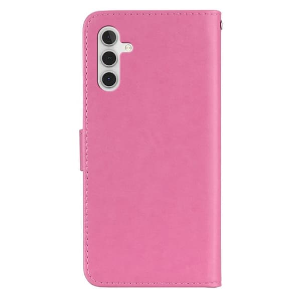 Plånboksfodral för Samsung Galaxy S26 Plus Konstläder med rem - Rosa