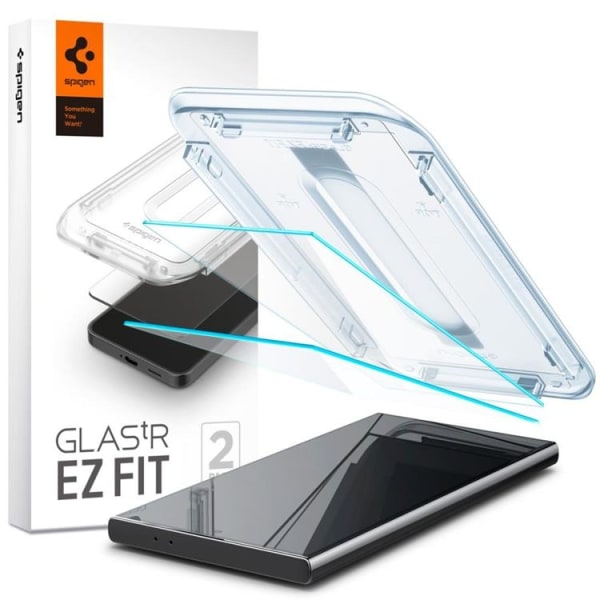 [2-Pack] Spigen Galaxy S24 Ultra hærdet glas skærmbeskytter EZ-Fit