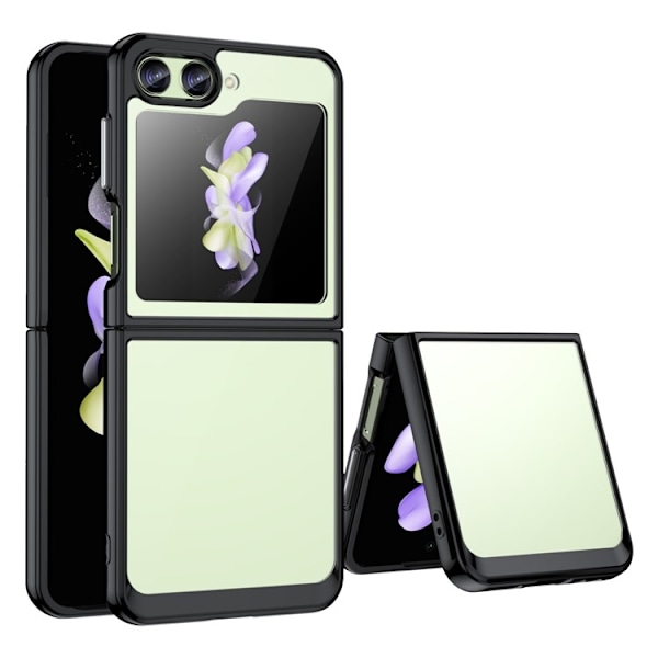 Galaxy Z Flip 5 Mobilskal Shockproof TPU Acrylic - Svart Svart