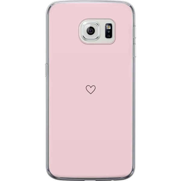 Mobilcover til Samsung Galaxy S6 edge med Lille Hjerte