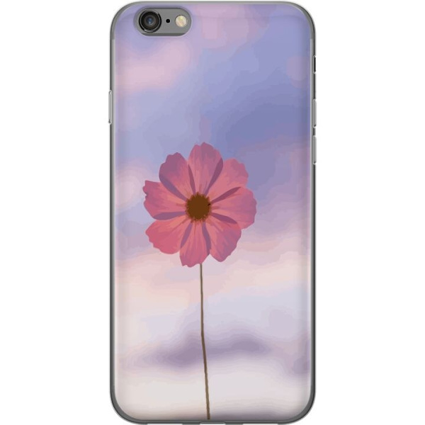 Mobilcover til Apple iPhone 6s med Rosa blomst