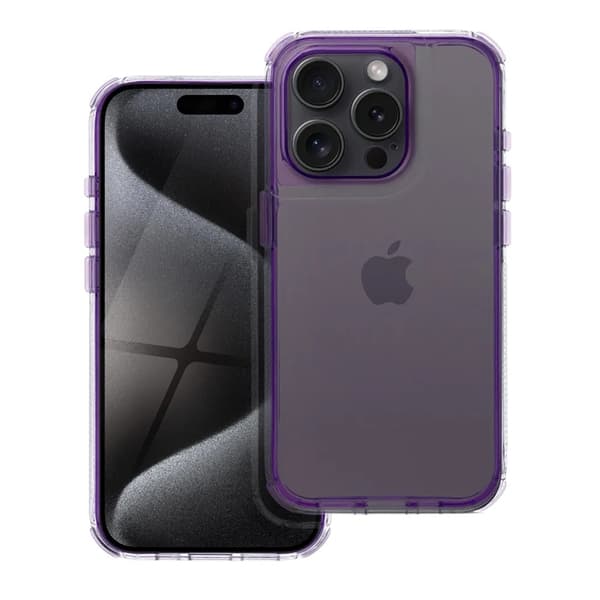 Mobilskal till iPhone 17 Matrix Clear - ljuslila Lila