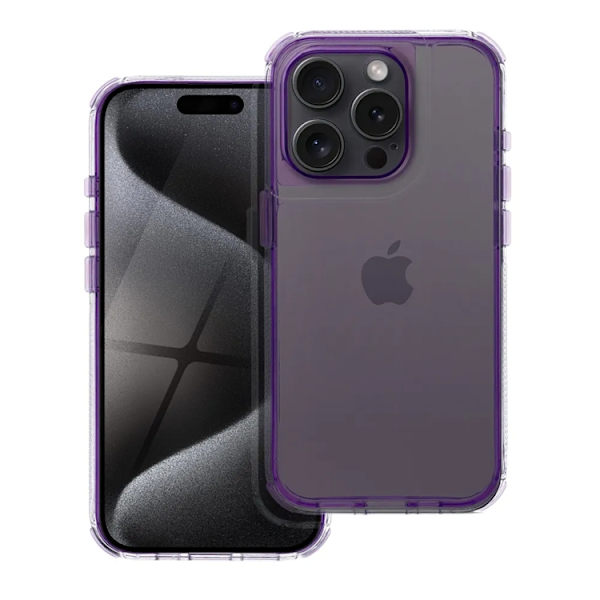 Telefontaske til iPhone 17 Matrix Clear - Lys lilla Lila