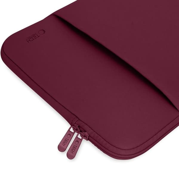 Tech-Protect Laptop Taske 14" Neopren - Mulberry Vinröd