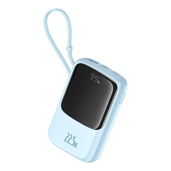 Baseus Powerbank 10000 mAh 22.5W USB-C Qpow Pro Plus - Blå