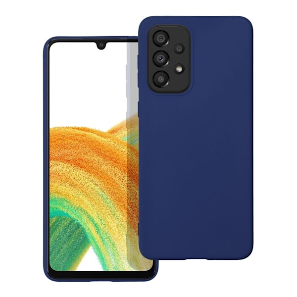 Galaxy A33 5G Skal Forcell Soft Mjukplast Mörk- Blå