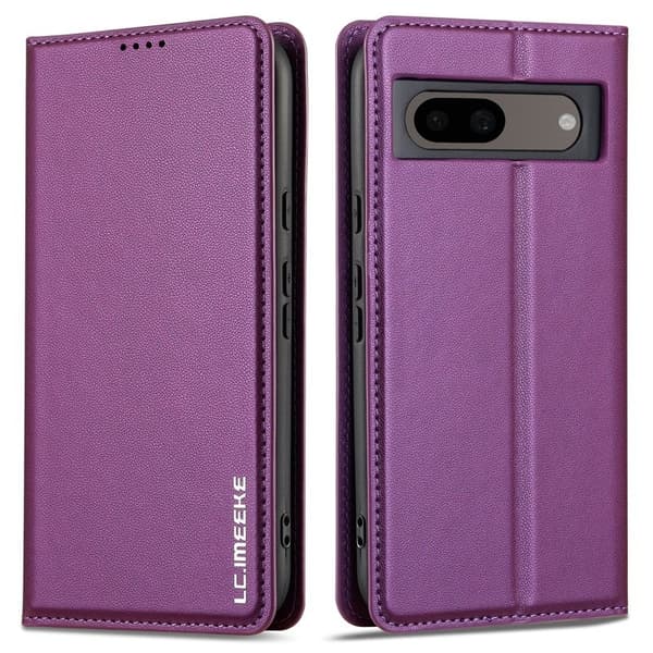 LC.IMEEKE L1 Series Google Pixel 8a Plånboksfodral Konstläder - Lila