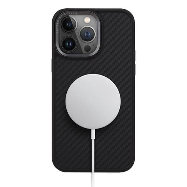 UNIQ iPhone 15 Pro Max -puhelinkotelo Magsafe Keva - Musta Svart