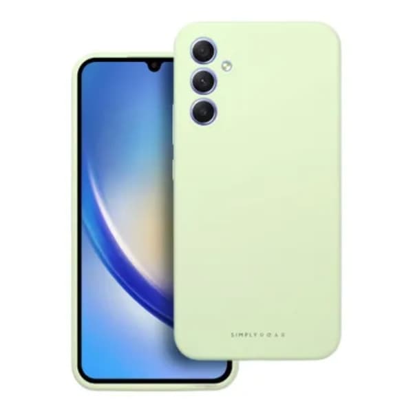 Roar Samsung Galaxy A34 5G Mobilskal Roar Cloud Skin - Lysegrøn Grön