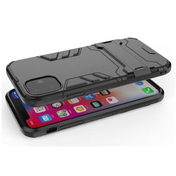 Taske med stativ til iPhone 11 Pro Max - Sort Black