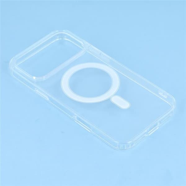 Mobilskal till iPhone 17 Pro Max MagSafe TPU Acrylic - Transparent Transparent
