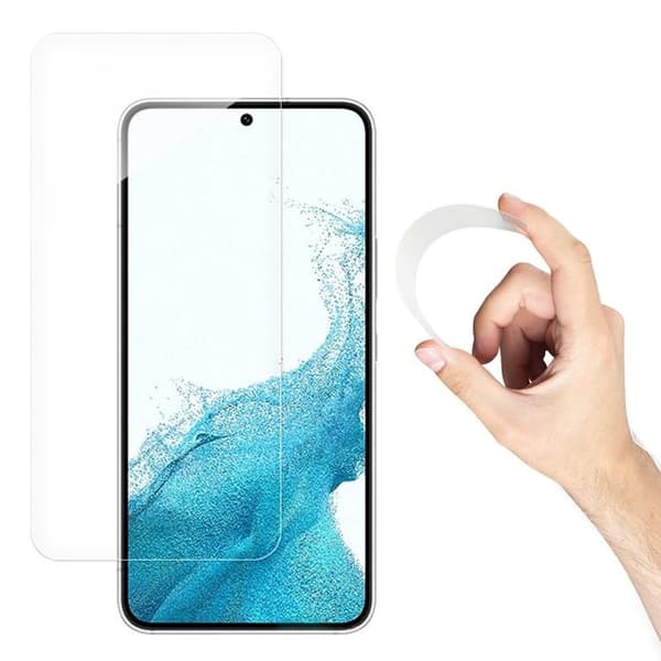 Wozinsky Nano Flexi Hybrid Härdat Glas Skärmskydd Galaxy S22 Plu Transparent