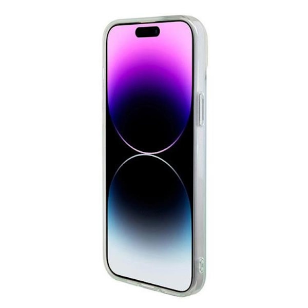Guess iPhone 15 Plus Mobilskal Magsafe IML Iridescent - Turquoise