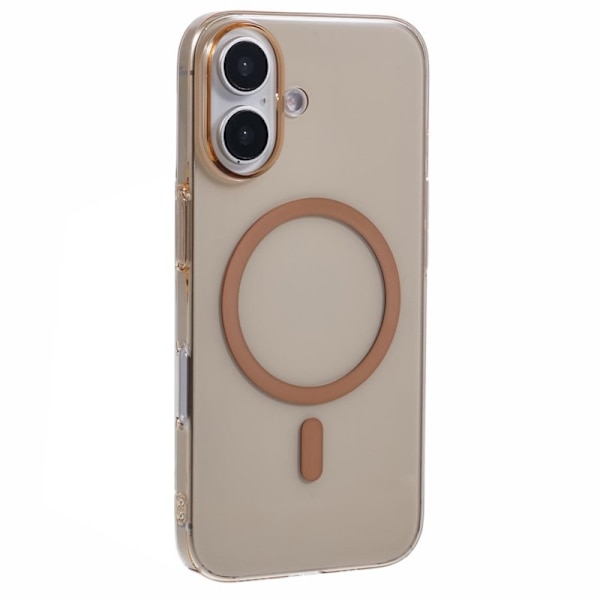 X-LEVEL Mobilskal till iPhone 16 Plus Slim Shockproof Transparent Guld