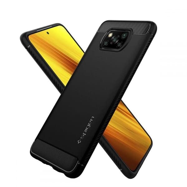 Spigen Rugged Armor Cover Xiaomi Poco X3 / X3 Pro / X3 NFC - Mat Black