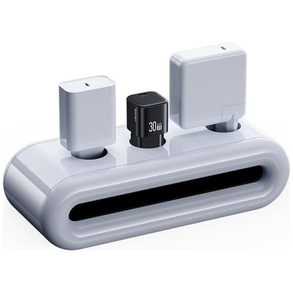USAMS Snabbladdare 30W USB-C Med Lightning Kabel 1m JO Series - Vit Vit